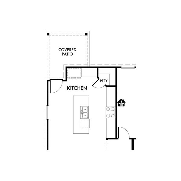 2D floor plan layout of this home in Keeneland, Aubrey, TX (Image 31).