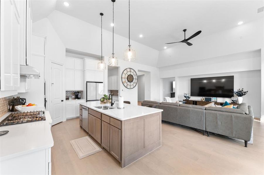Furnished interior view inside a new home in , Mansfield (Image 9). Furnished interior view inside a new home in , Mansfield (Image 9).