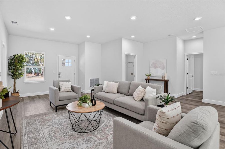 Furnished interior view inside a new home in , Citrus Springs (Image 10).