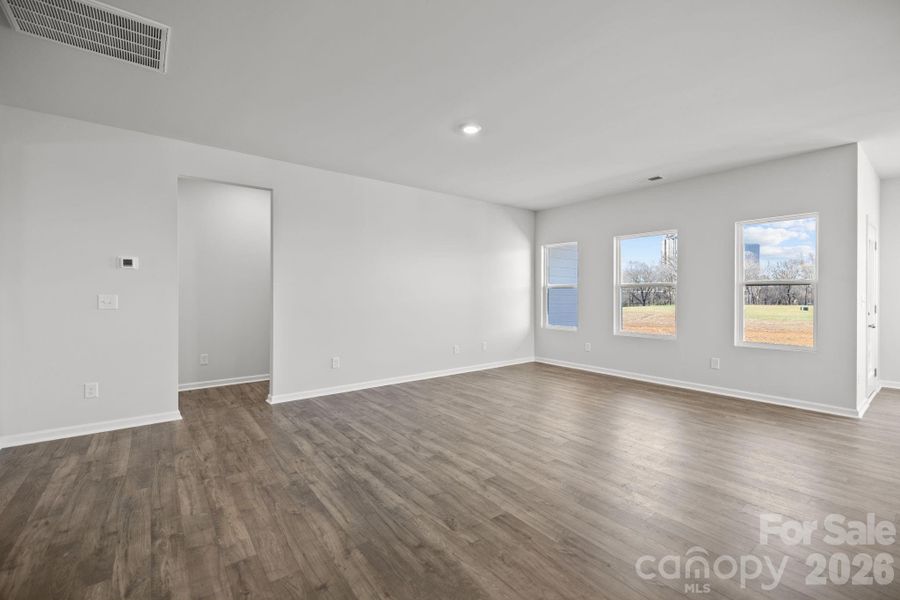 Spacious, unfurnished interior of a new home in Cottages at Wingate, Wingate (Image 24). Spacious, unfurnished interior of a new home in Cottages at Wingate, Wingate (Image 24).