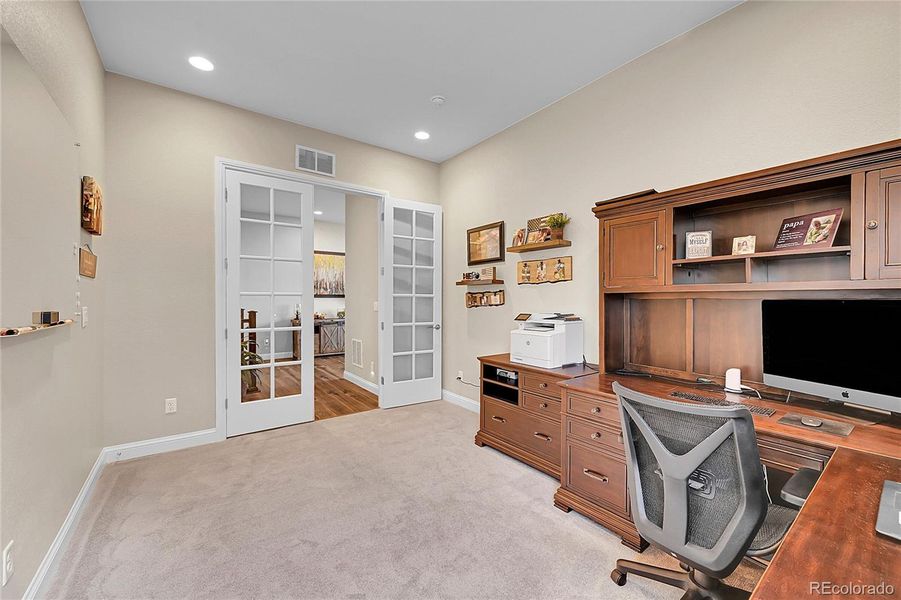 Bedroom #4 or office with walk in closet