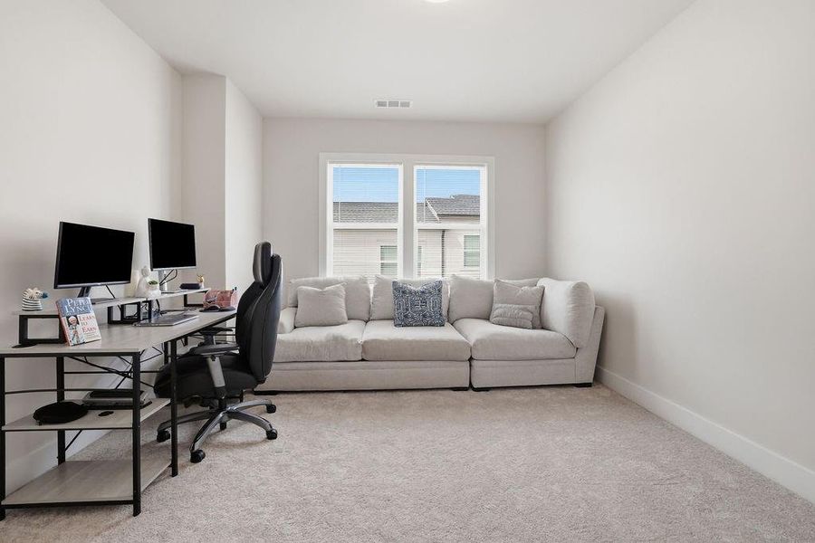 Furnished interior view inside a new home in , Cumming (Image 12).