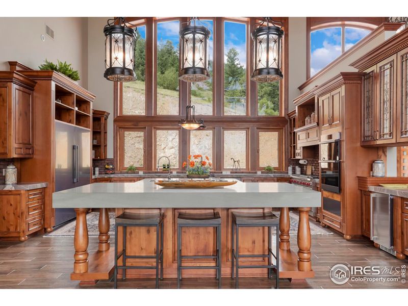 Furnished interior view inside a new home in , Estes Park (Image 4).