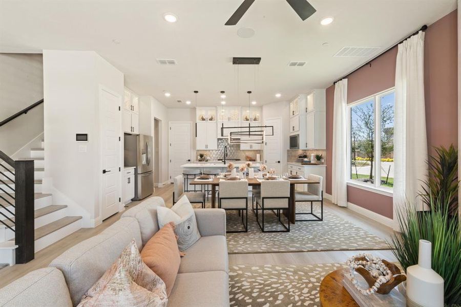 Furnished interior view inside a new home in , McKinney (Image 9).