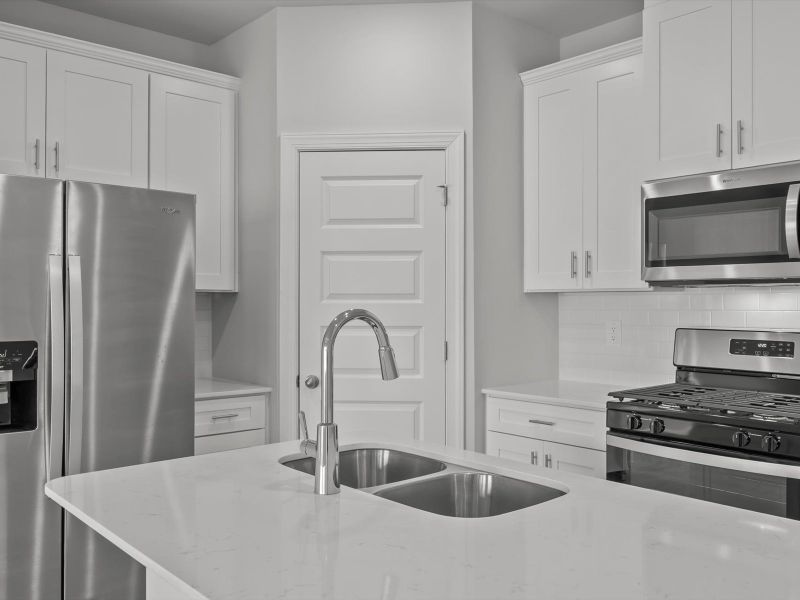 Close-up of interior finishes inside a home in Northbrook Village Townes, Taylors (Image 8).