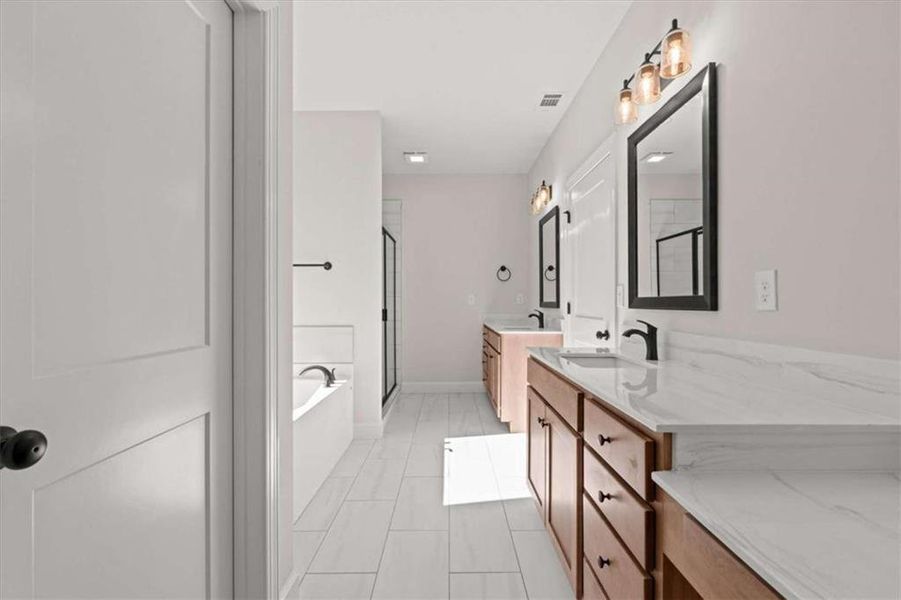 Furnished interior view inside a new home in , Villa Rica (Image 11).