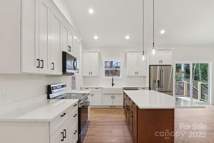 Furnished interior view inside a new home in , Mills River (Image 4). Furnished interior view inside a new home in , Mills River (Image 4).