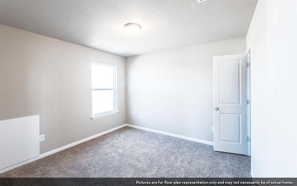 Representative unfurnished interior of a home built from the Blanco by CastleRock Communities in Lone Oak, San Antonio (Image 12).