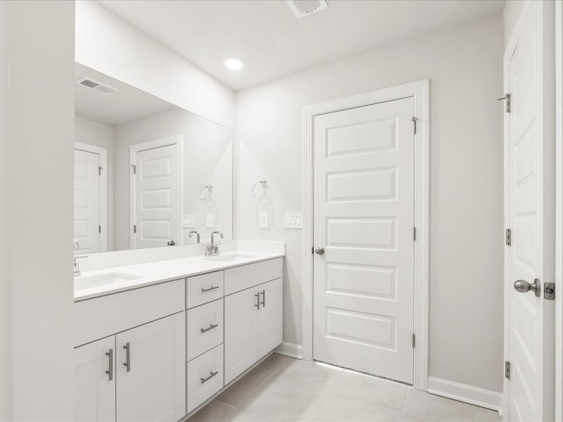 Furnished interior view inside a new home in Creek Ridge - Heritage Collection, Spartanburg (Image 3).