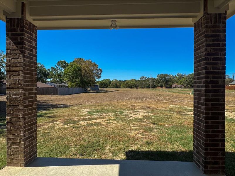 Exterior details and patio area of a home in , Commerce (Image 20).