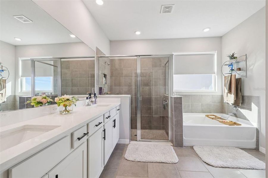 Furnished interior view inside a new home in , San Antonio (Image 59). Furnished interior view inside a new home in , San Antonio (Image 59).