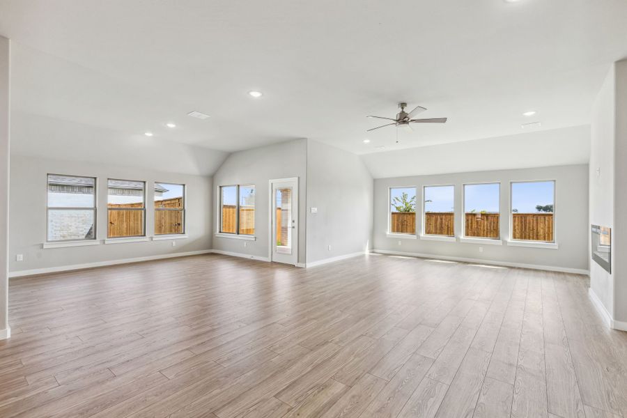 Open Floorplan in the Bowie home plan by Trophy Signature Homes – REPRESENTATIVE PHOTO