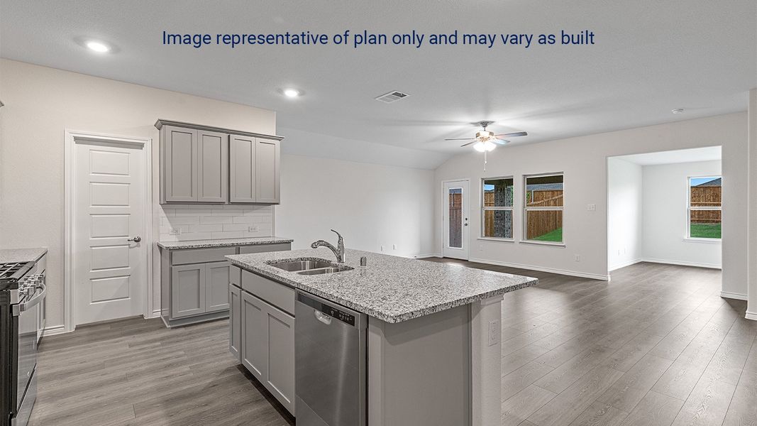 Representative furnished interior of a home built from the Holden by D.R. Horton in King's Landing, Corpus Christi (Image 6). Representative furnished interior of a home built from the Holden by D.R. Horton in King's Landing, Corpus Christi (Image 6).