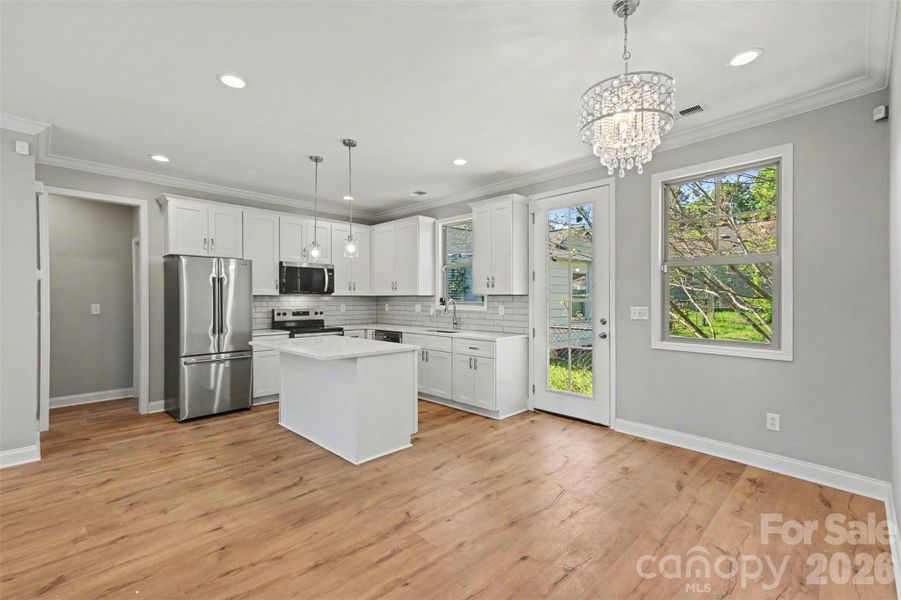 Furnished interior view inside a new home in , Charlotte (Image 7).