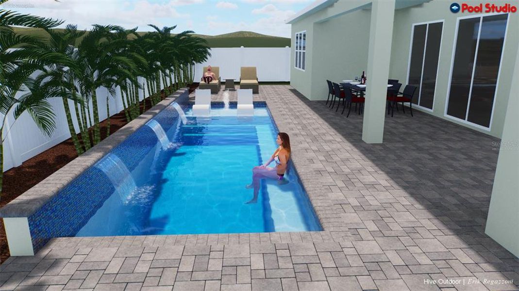 Exterior details and patio area of a home in City of Tampa, Tampa (Image 6).