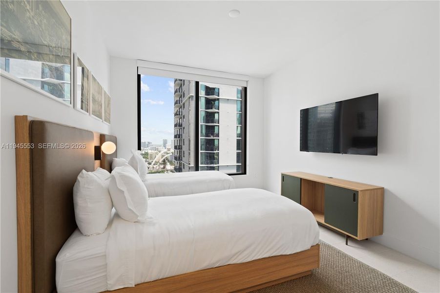 Furnished interior view inside a new home in , Miami (Image 32).