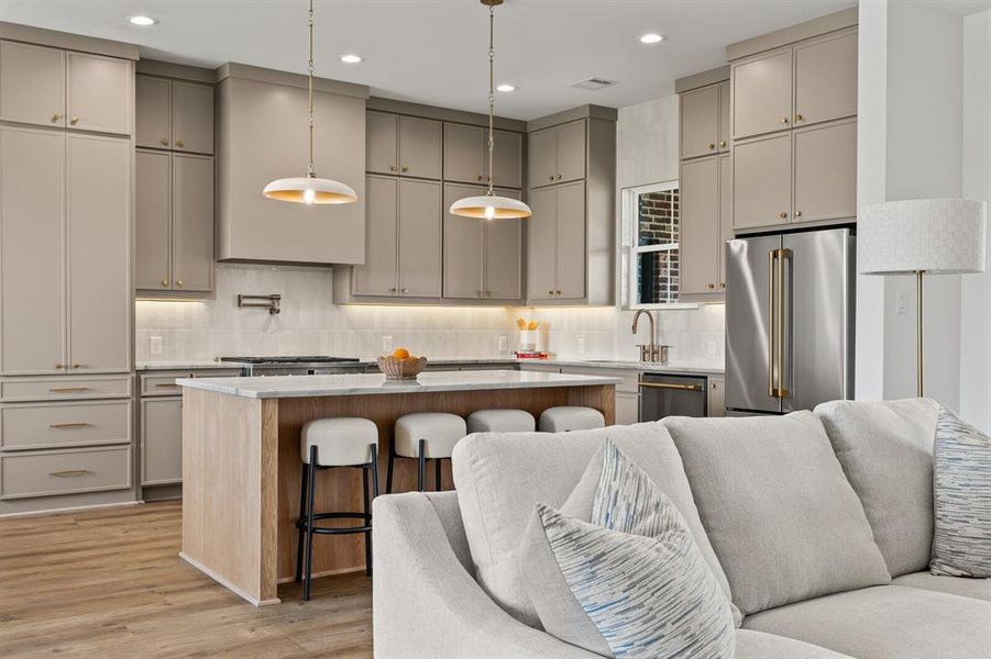 Furnished interior view inside a new home in , Robinson (Image 8).