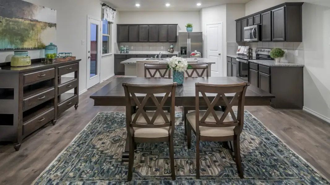 Furnished interior view inside a new home in Wildcat Ranch, Crandall (Image 7).