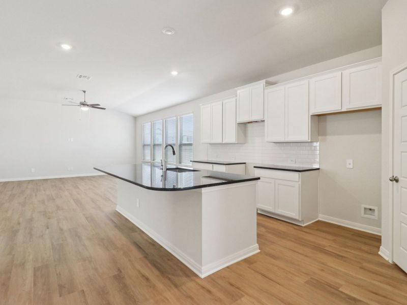 Furnished interior view inside a new home in Comanche Ridge, San Antonio (Image 5).
