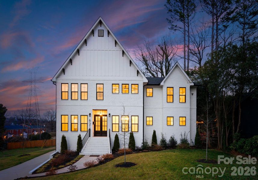Front exterior of a new home in , Charlotte, NC, highlighting curb appeal (Image 23).