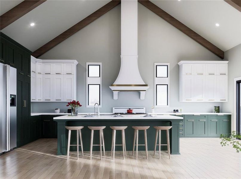 Furnished interior view inside a new home in , Decatur (Image 2).