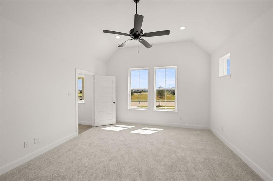 Spacious, unfurnished interior of a new home in MidTowne, Midlothian (Image 34).
