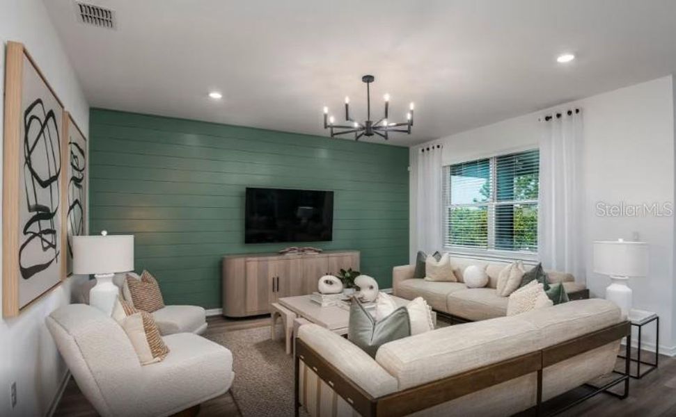 Furnished interior view inside a new home in , Bradenton (Image 10). Furnished interior view inside a new home in , Bradenton (Image 10).