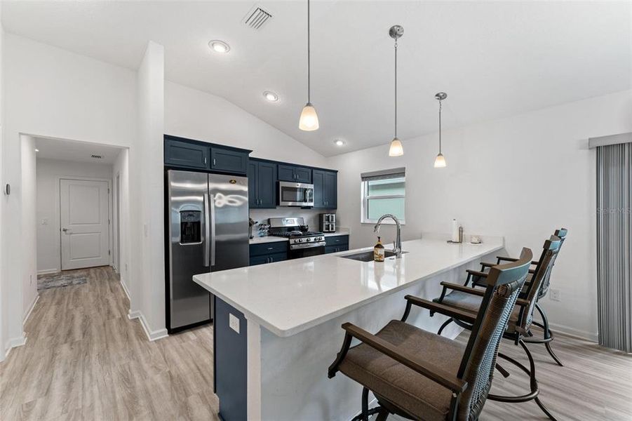 Furnished interior view inside a new home in , The Villages (Image 16).