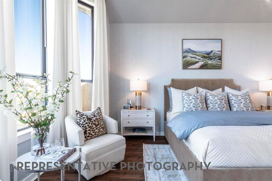 Furnished interior view inside a new home in Sandbrock Ranch, Aubrey (Image 15).