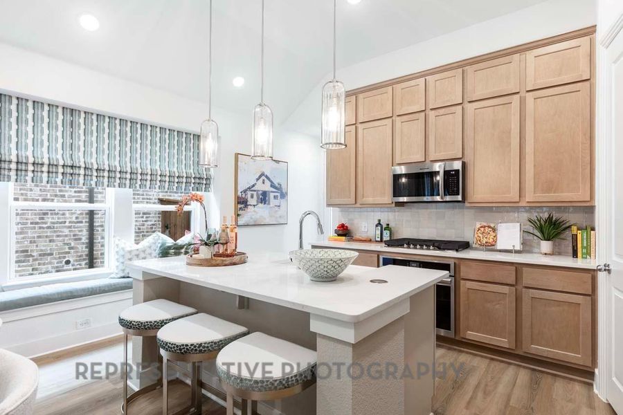 Furnished interior view inside a new home in Kresston: 40ft. lots, Montgomery (Image 5).