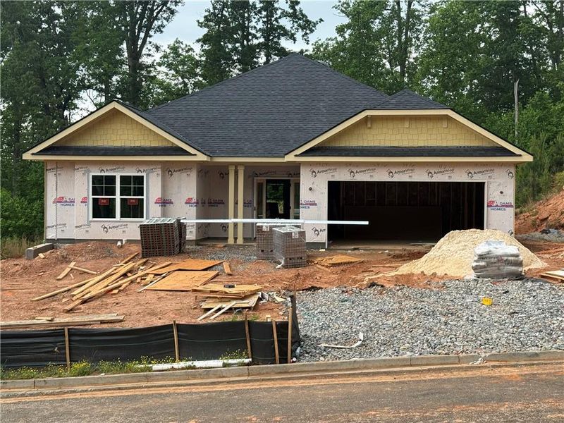 In-progress construction of a new home in Thunder Ridge, Dawsonville, GA (Image 31).