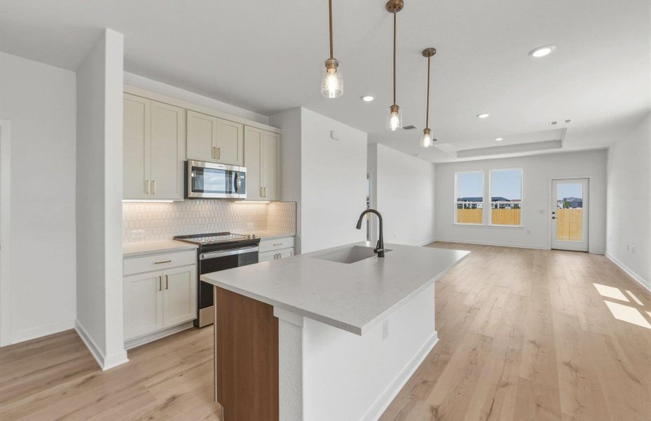Furnished interior view inside a new home in Cameron Place, Manor (Image 11).