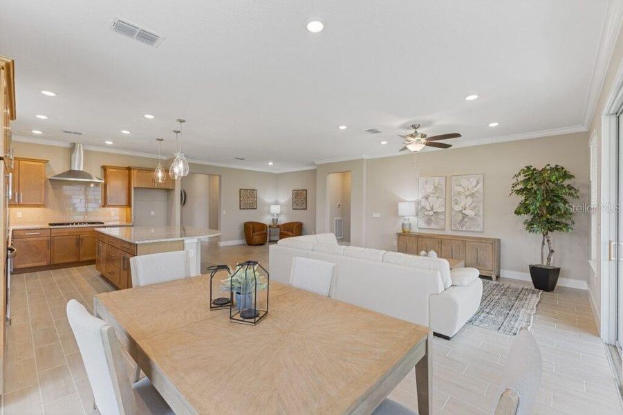 Furnished interior view inside a new home in Ocala Preserve, Ocala (Image 5).