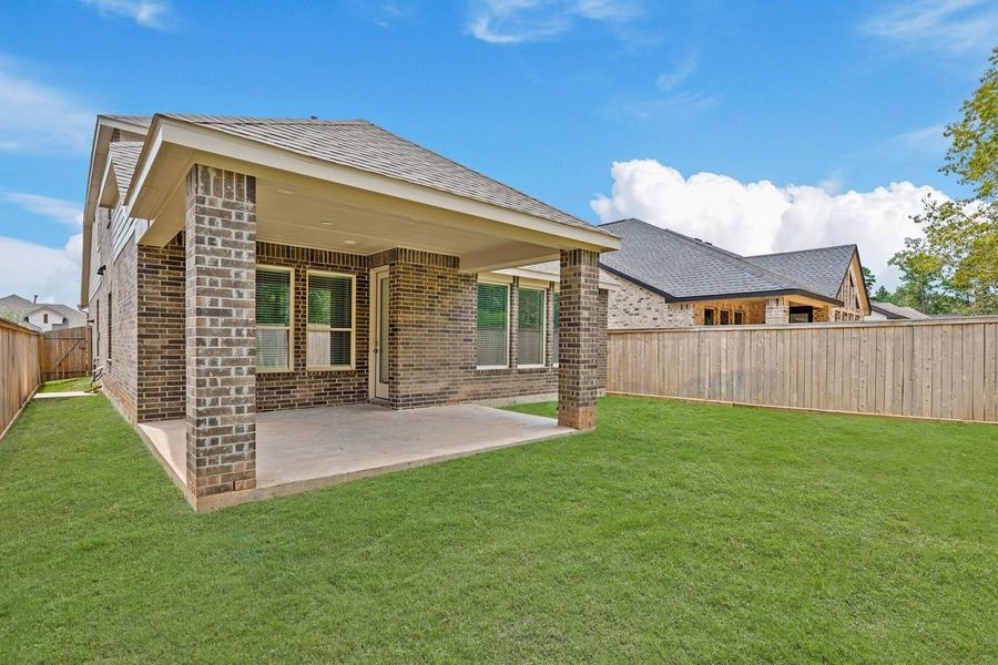 Calling all backyard enthusiasts! The enhanced patio offers ample space for outdoor living. Enjoy the convenience of a yard that is ready with a complete sprinkler system and built-in drainage inlets. Calling all backyard enthusiasts! The enhanced patio offers ample space for outdoor living. Enjoy the convenience of a yard that is ready with a complete sprinkler system and built-in drainage inlets.