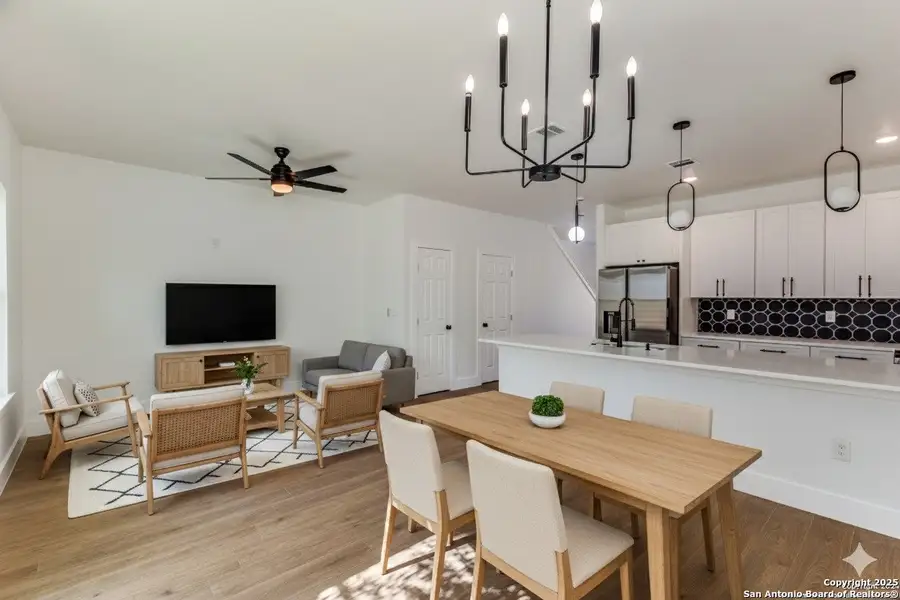 Furnished interior view inside a new home in , San Antonio (Image 4). Furnished interior view inside a new home in , San Antonio (Image 4).