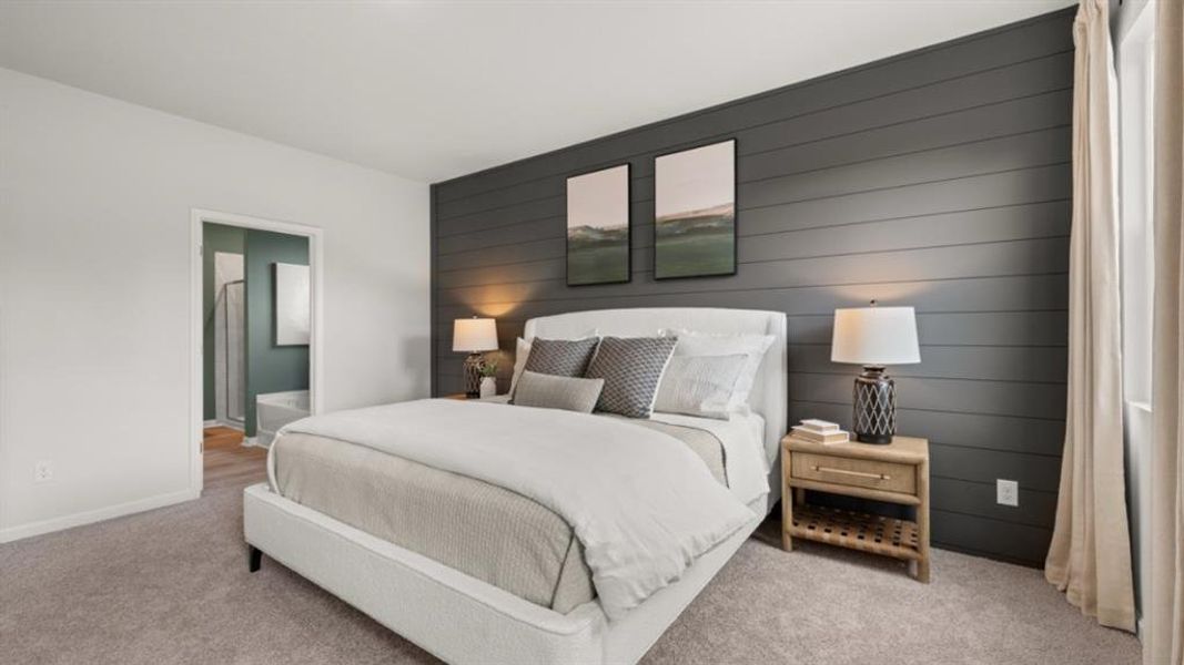 Furnished interior view inside a new home in Fairway 17 at Mirror Lake, Villa Rica (Image 18).