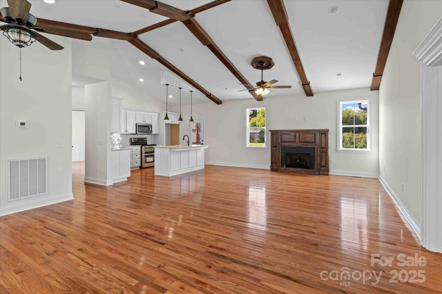 Furnished interior view inside a new home in , Cleveland (Image 12).