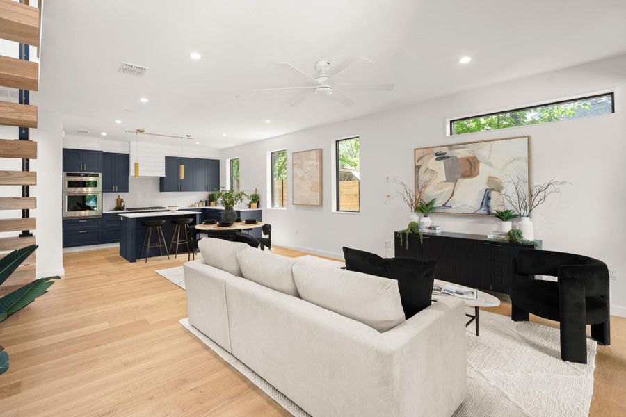 Furnished interior view inside a new home in , Austin (Image 5).