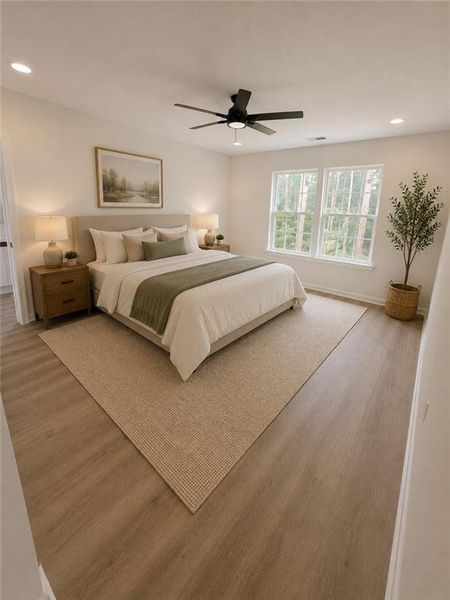 Furnished interior view inside a new home in , Stockbridge (Image 3).