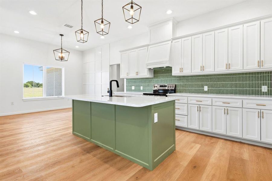 Furnished interior view inside a new home in , Hawley (Image 9).