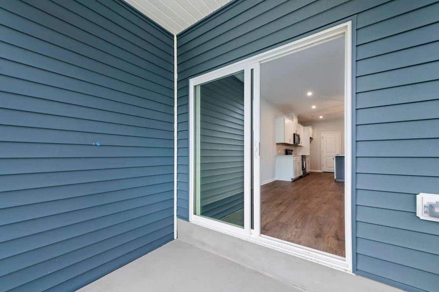 The Southport Outdoor Living Area