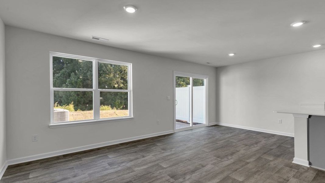 Spacious, unfurnished interior of a new home in The Townes at Honeycutt Oaks, Angier (Image 11). Spacious, unfurnished interior of a new home in The Townes at Honeycutt Oaks, Angier (Image 11).