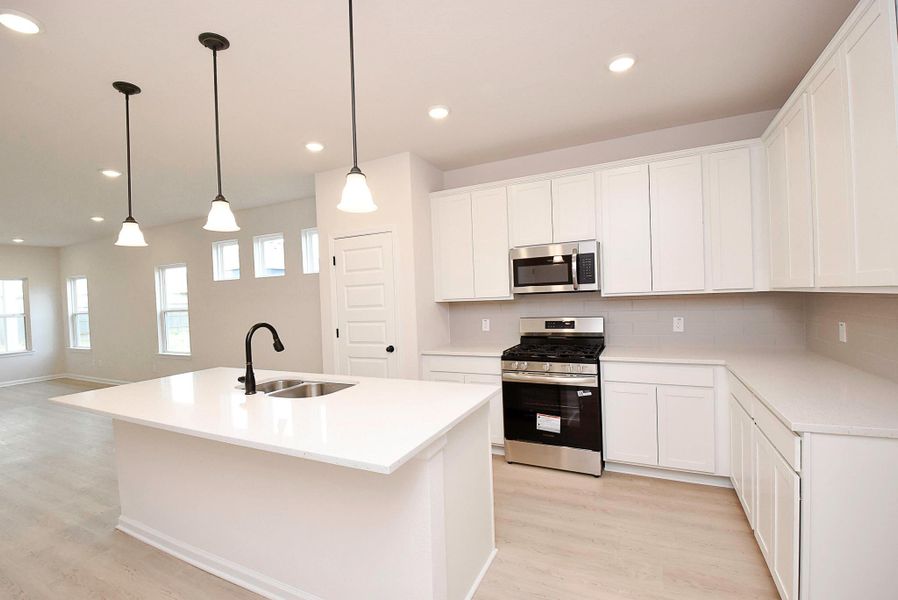 Furnished interior view inside a new home in Fulshear Lakes, Fulshear (Image 8).