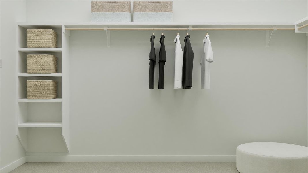 View of walk in closet View of walk in closet