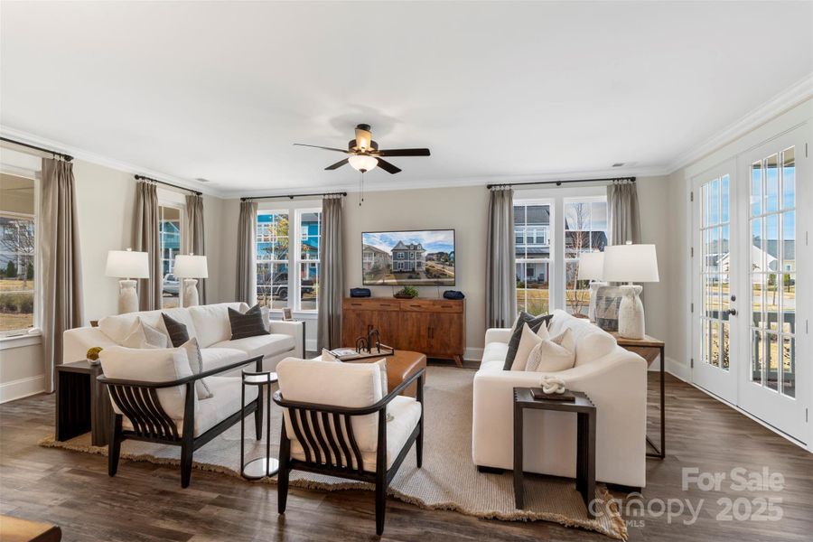 Furnished interior view inside a new home in Riverwalk, Rock Hill (Image 14).