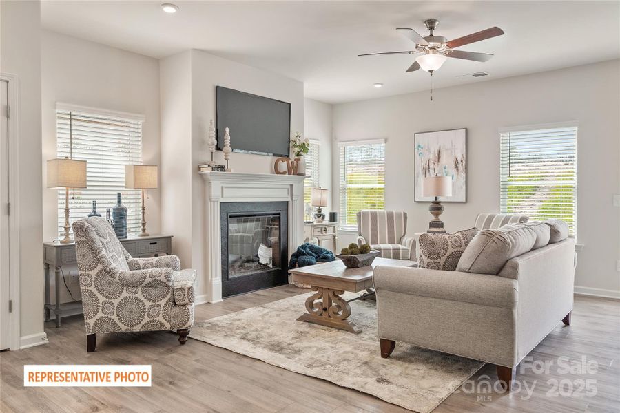 Furnished interior view inside a new home in Cedar Meadows, Monroe (Image 7).