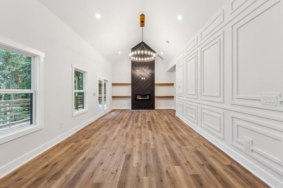 Spacious, unfurnished interior of a new home in , Woodstock (Image 35).