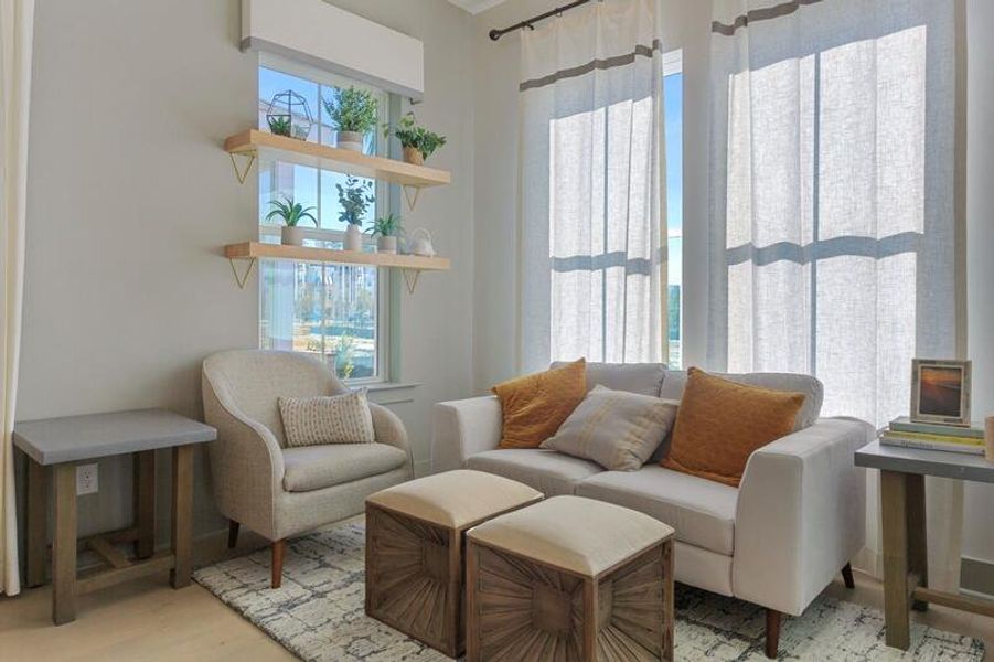 Furnished interior view inside a new home in , Summerville (Image 16).