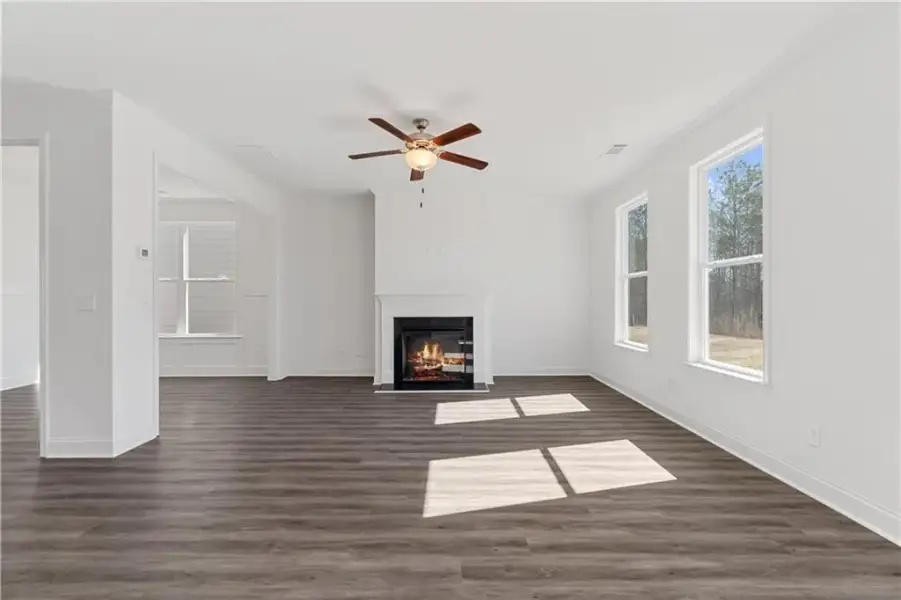 Spacious, unfurnished interior of a new home in Highland Park, Stonecrest (Image 17). Spacious, unfurnished interior of a new home in Highland Park, Stonecrest (Image 17).