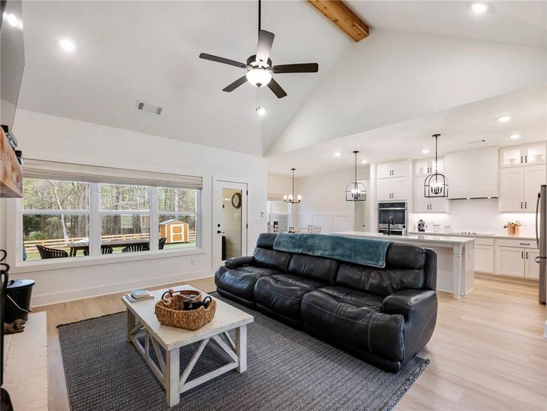 Furnished interior view inside a new home in , Gillsville (Image 9).